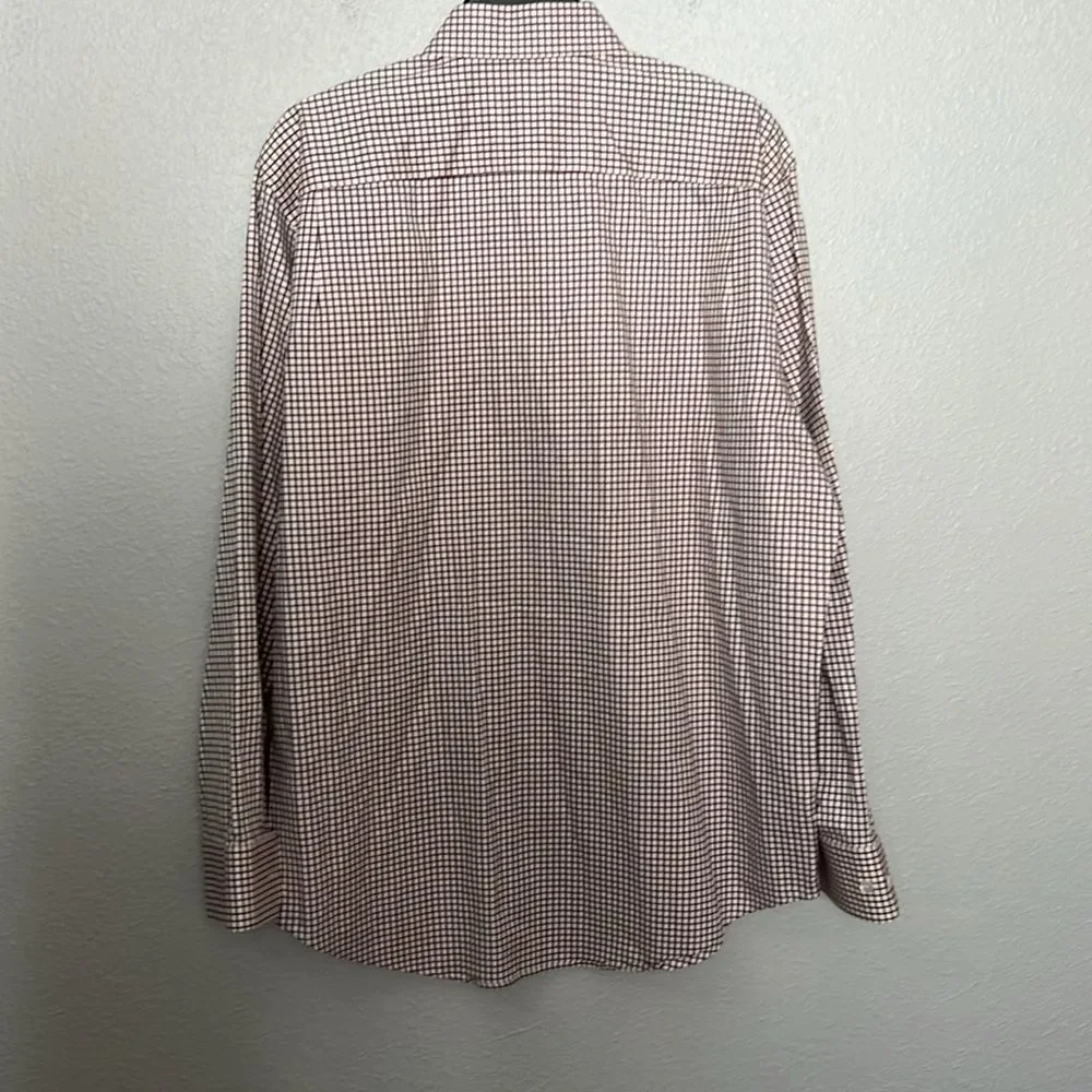 Banana Republic Plaid Button Down Shirt Size Large
